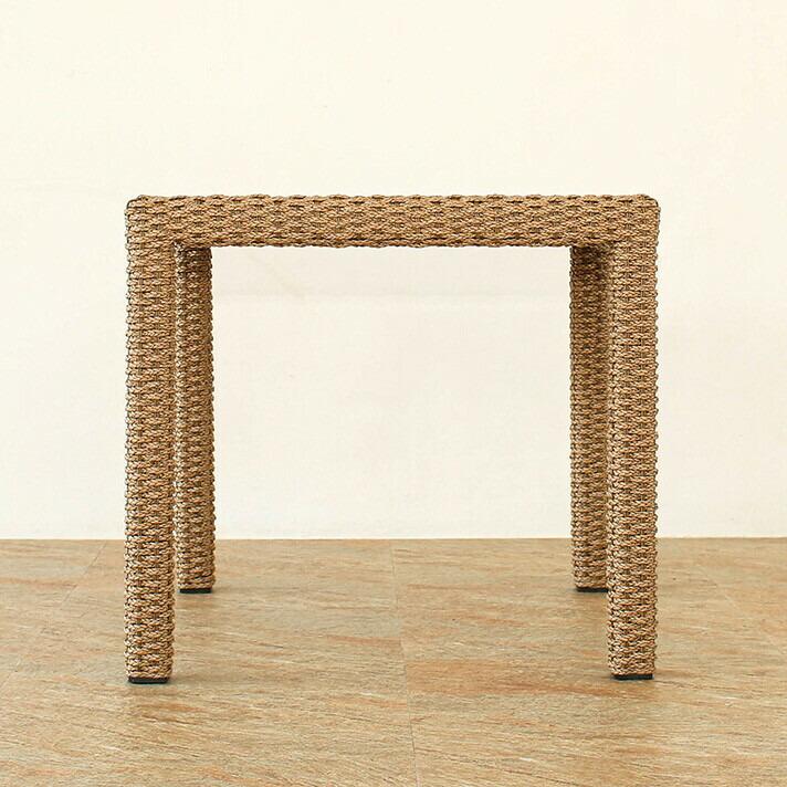 チーク天板ダイニングテーブル シンセティックヒヤシンス アウトドア家具 ガーデン家具 アジアン |  | 03