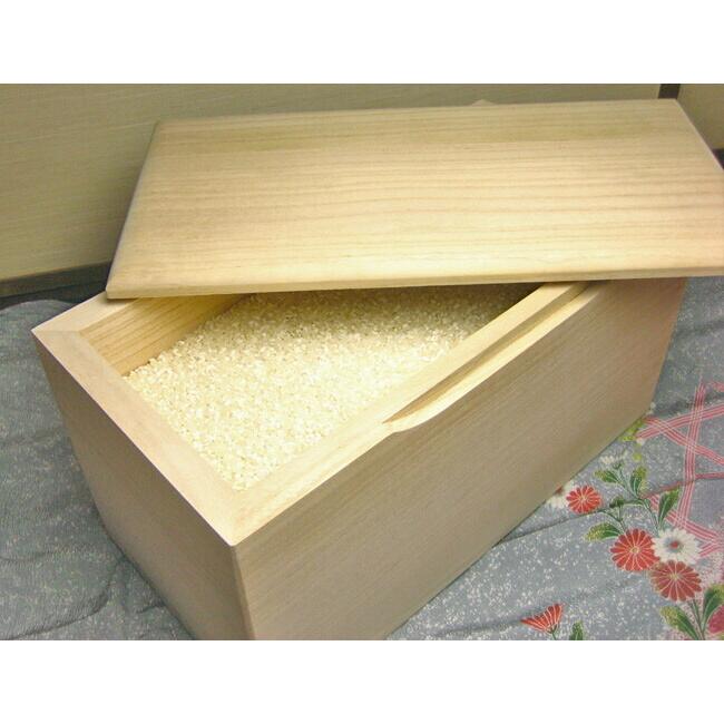 桐製米びつ 10kgサイズ 一合升すり切り棒付 無地 米櫃 留河 泉州留河 米櫃 スリム おしゃれ こめびつ 保存容器 ボックス キッチン 新築祝い 高級感 |  | 06