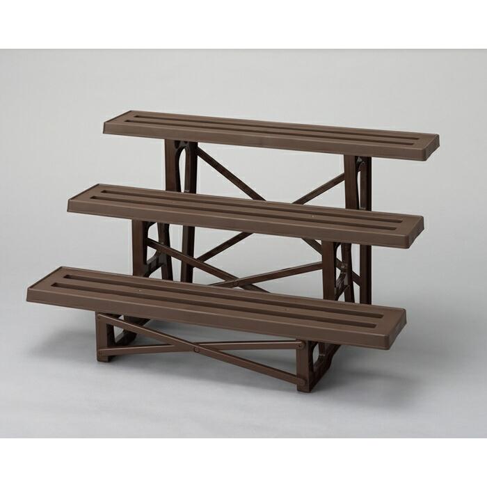 3点セット フラワースタンド3段 幅90 プラスチック 室内 屋外 おしゃれ 花台 フラワーラック ガーデニング ガーデンラック 飾り棚 ディスプレイラック 花置き台 |  | 02