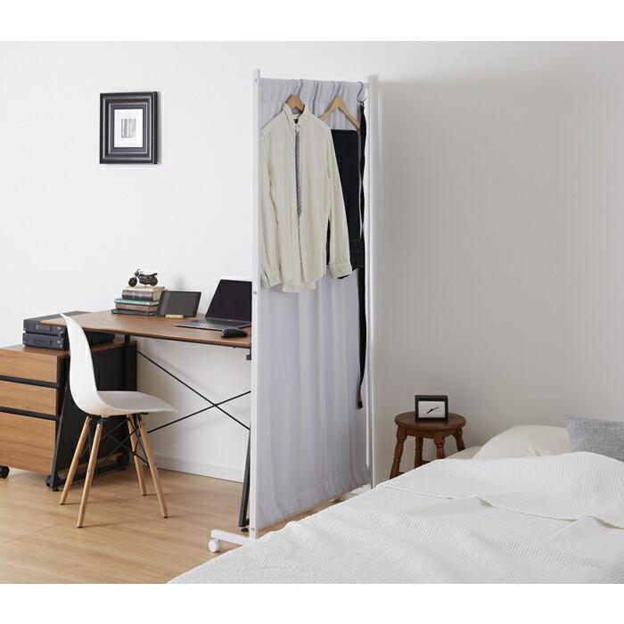 移動式パーテーション 幅90cmタイプ キャスター付き カーテン 間仕切り 高さ180cm  パーティション パーテション 衝立 ついたて おしゃれ |  | 01