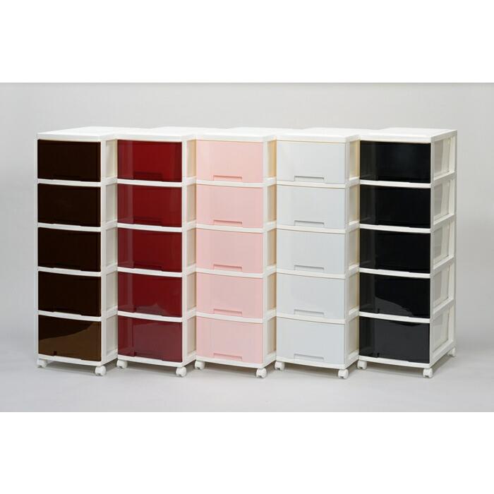 LUGS ルームチェスト5段 おしゃれ キャスター付き タンス 衣装収納 クローゼット 押入れ収納棚 押入れチェスト 洗面所 リビング 箪笥 プラスチック シンプル |  | 07