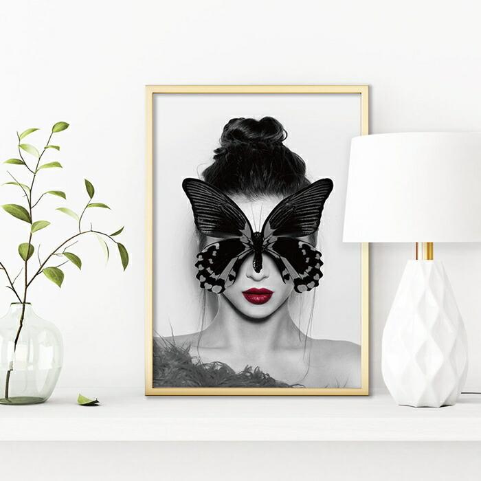 【サロン アパレル系の壁装飾カウンター装飾に】Fashion-Icon アートポスター A3 ポスター miim |  | 01