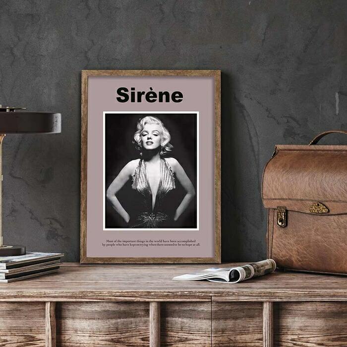 【サロン アパレル系内装 カウンター装飾に】Fashion-Icon ポスター A4 ポスター 女性 おしゃれ モード |  | 01