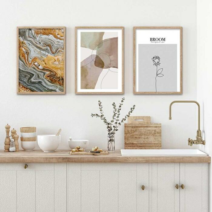 【チルデザインであか抜け感】 ポスター A4 チルトーン 和風 和モダン 北欧 韓国 ミニマル モダン 絵 |  | 12