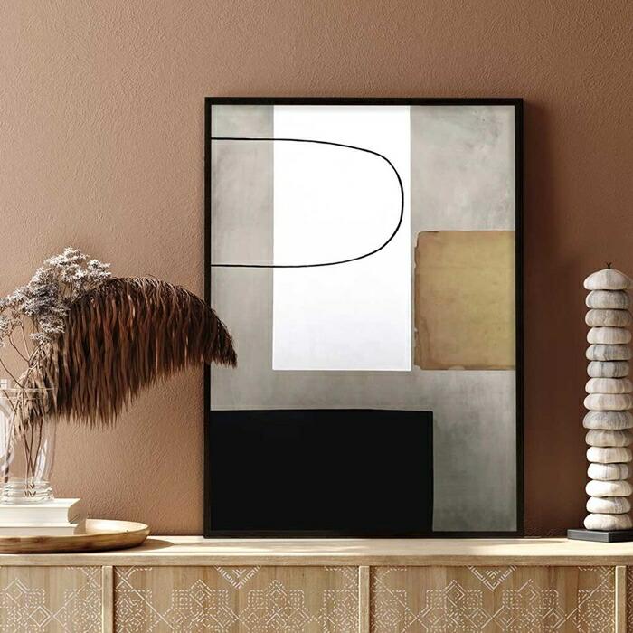 【チルデザインであか抜け感】 ポスター A4 チルトーン 和モダン 和風 ミニマル モダン 絵 | 