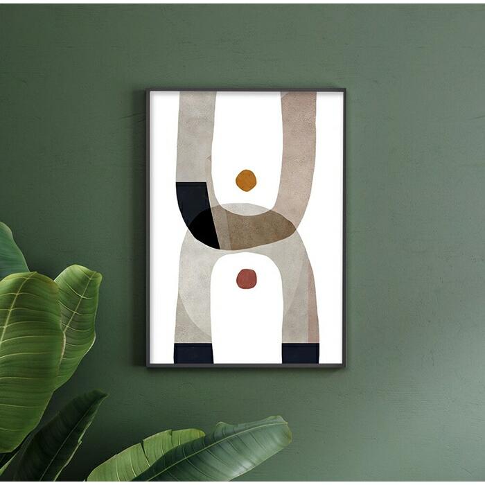 【余白のバランスが良い感じ】チルカラー ポスター A3 グレイッシュ 北欧風 和風 和モダン 絵 イラスト |  | 02