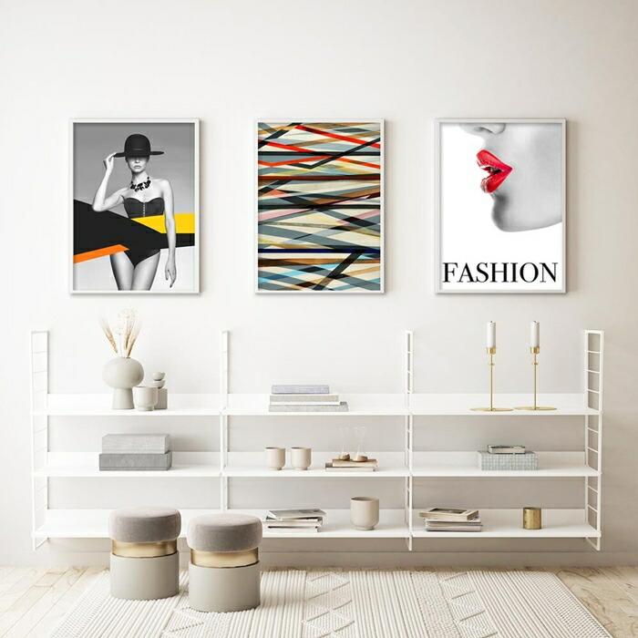 【ちょっぴり上級者向けデザイン】アースカラー ポスター A4 北欧 アブストラクト 絵 イラスト |  | 10