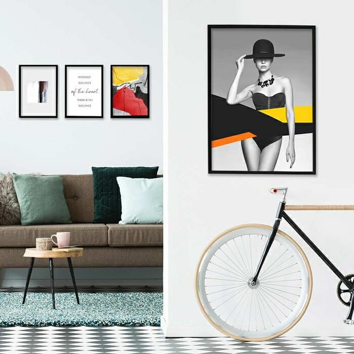 【ちょっぴり上級者向けデザイン】 アートポスター A4 北欧 アブストラクト 絵 イラスト |  | 10