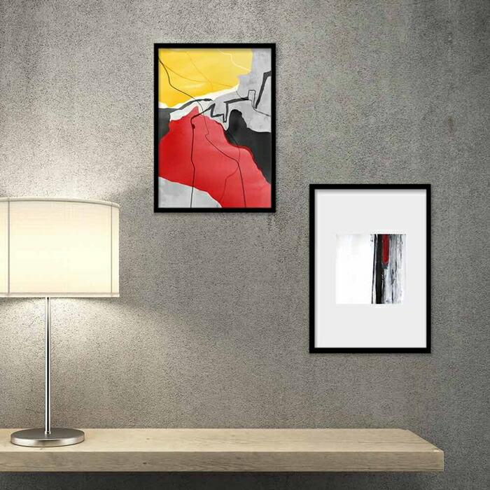 【ちょっぴり上級者向けデザイン】 アートポスター A4 北欧 アブストラクト 絵 イラスト |  | 11