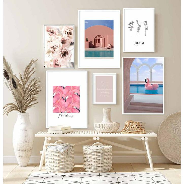 【余白バランスがおしゃれ】BROOM ポスター A3 北欧 韓国 モダン 絵 ナチュラル ベージュ |  | 09