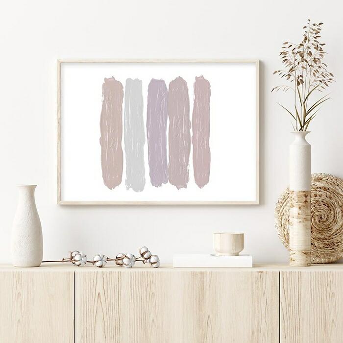 【余白バランスがおしゃれ】miim ポスター A3 北欧 韓国 モダン 絵 ナチュラル ベージュ | 