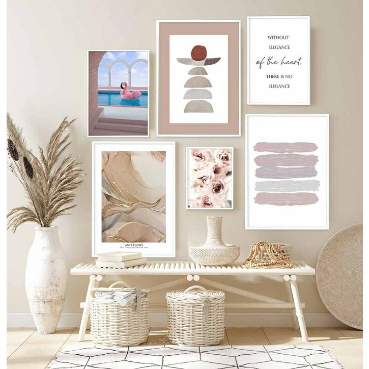 【余白バランスがおしゃれ】miim ポスター A3 北欧 韓国 モダン 絵 ナチュラル ベージュ |  | 11