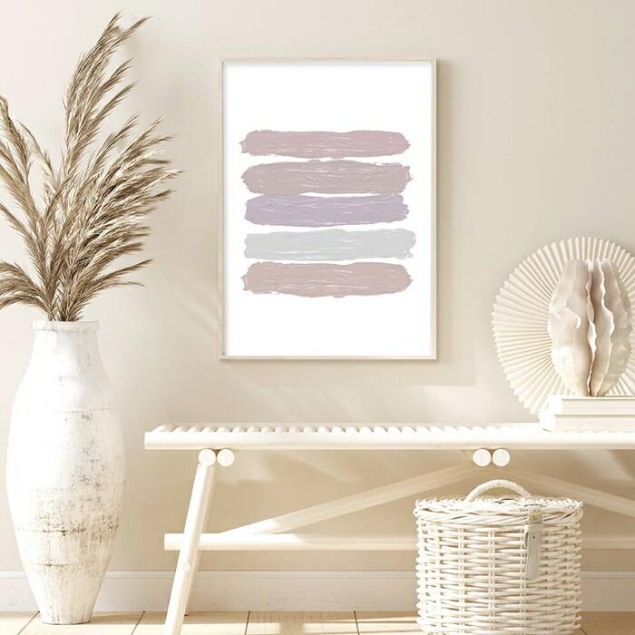 【余白バランスがおしゃれ】miim ポスター A3 北欧 韓国 モダン 絵 ナチュラル ベージュ |  | 01