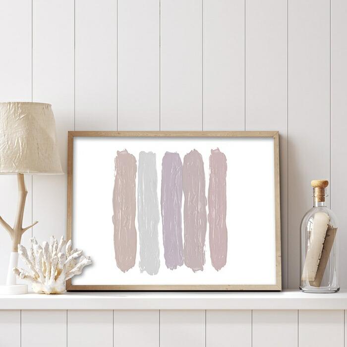 【余白バランスがおしゃれ】miim ポスター A3 北欧 韓国 モダン 絵 ナチュラル ベージュ |  | 04