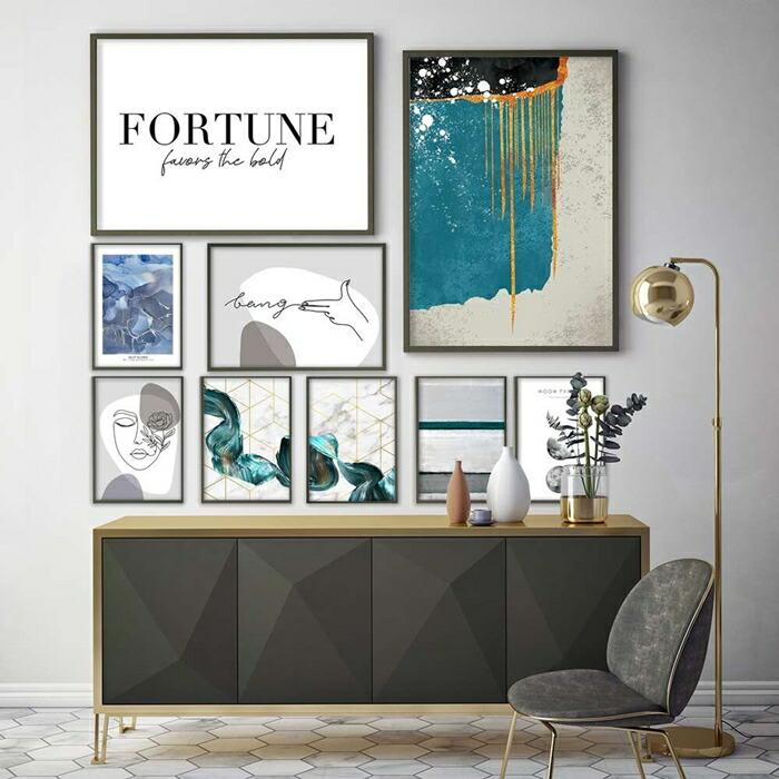 【クリエイティブテイスト】miim ポスター 幾何学 模様 近未来感 A3 モダン 絵 グラフィック |  | 11