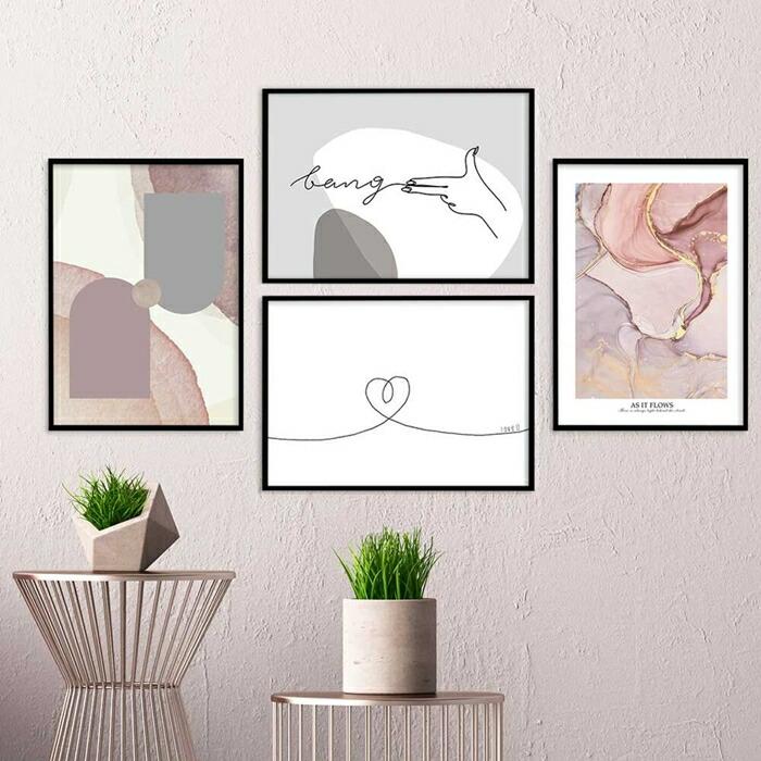 【スモーキートーン】miim ポスター A3 北欧 クール モダン ベージュ 抽象 ABSTRACT |  | 11