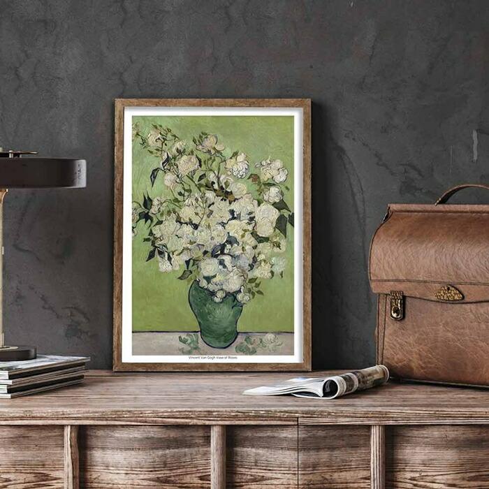 Vincent Van Gogh ゴッホ 花瓶のバラ 名画 ポスター miim A3 高品質アートプリント//PO71 |  | 02