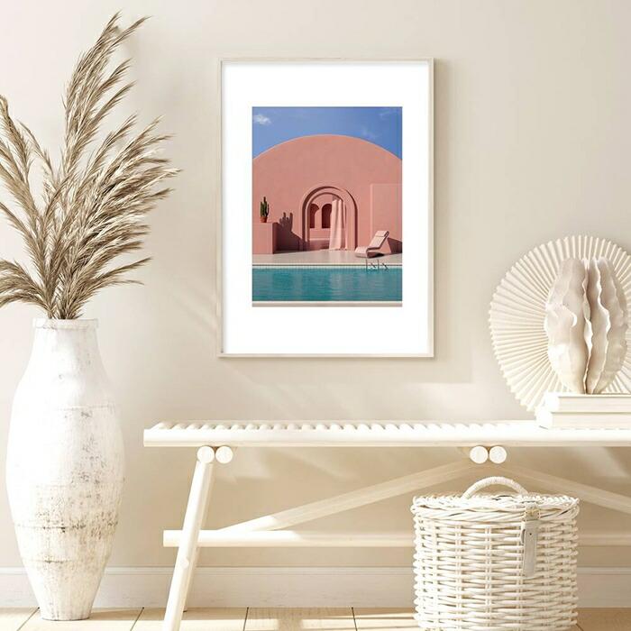 miim アートポスター ピンク コーラル  A3 アートプリント 高級印画紙//PO29 | 