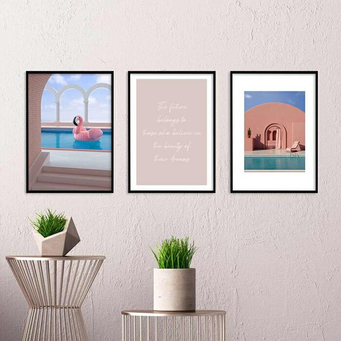 miim アートポスター ピンク コーラル  A3 アートプリント 高級印画紙//PO29 |  | 03