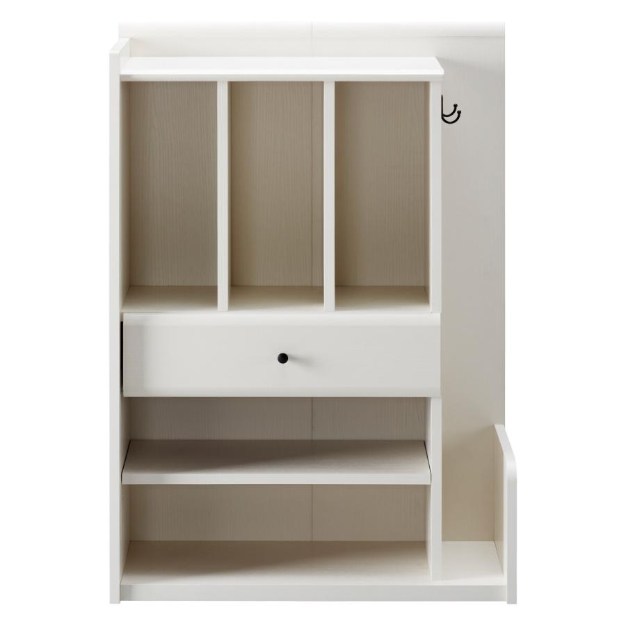 ランドセルラック ホワイト キャスター付き スリムリビング収納家具 子供用 キッズルーム ジュニア ランドセル収納 本棚 収納ワゴン おかたづけラック |  | 01