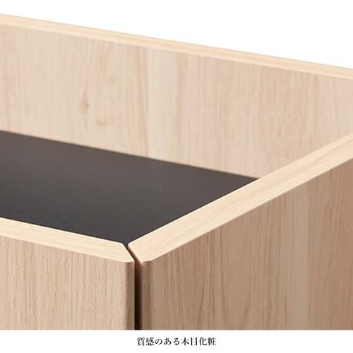 サイドワゴン キャスター付き デスクワゴン ナチュラル サイドラック 木目調 木製 デスク整理 デスク収納 おしゃれ 北欧 モダン シンプル 書斎 在宅ワーク | ブランド登録なし | 02