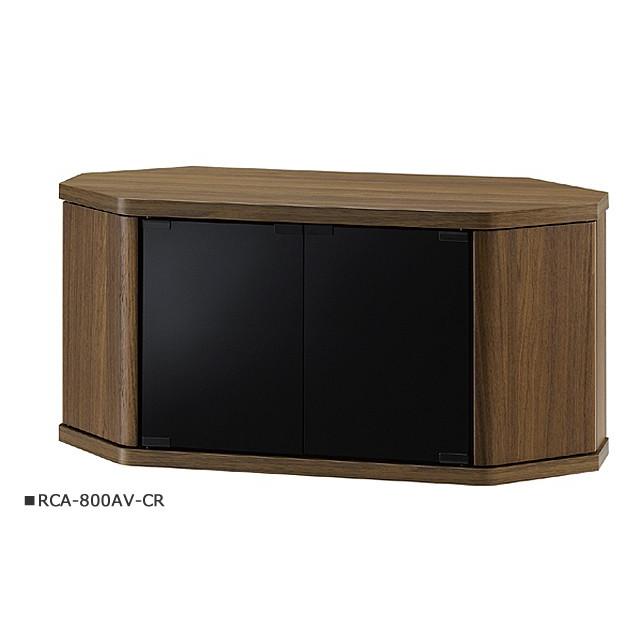 コーナータイプ 幅80cm コーナーTV台 コーナー TV台 テレビ台 テレビボード 三角 キャスター付き 木製 おしゃれ コンパクト リビングボード | 