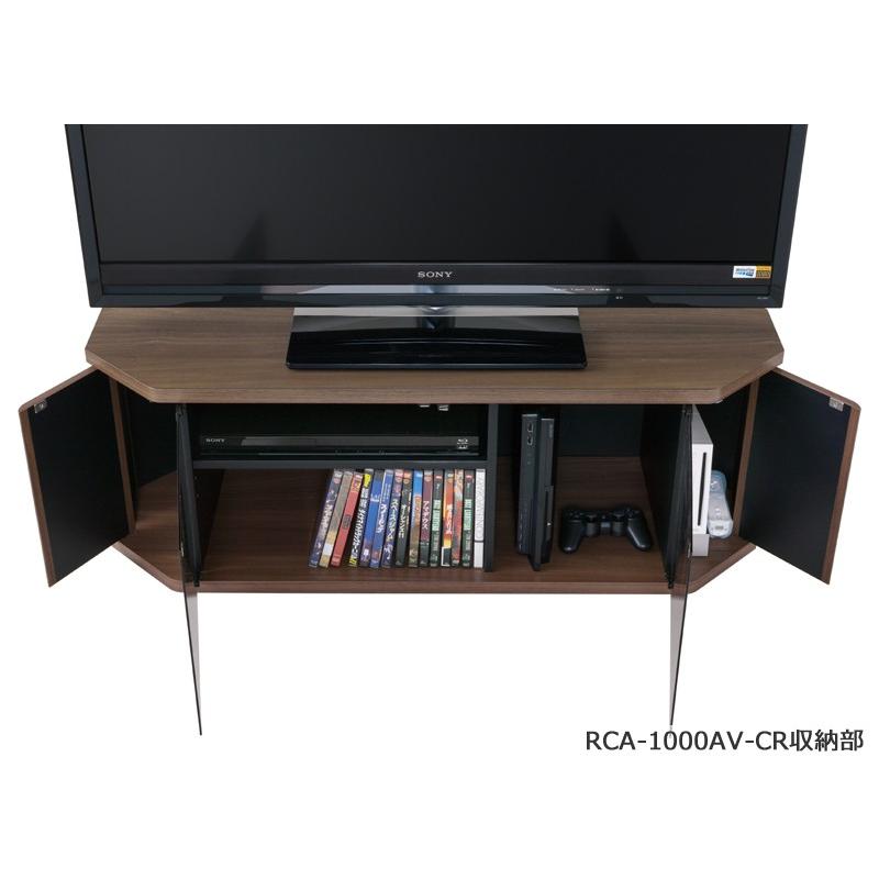 コーナータイプ 幅100cm コーナーTV台 コーナー TV台 テレビ台 テレビボード 三角 キャスター付き 木製 リビングボード |  | 01
