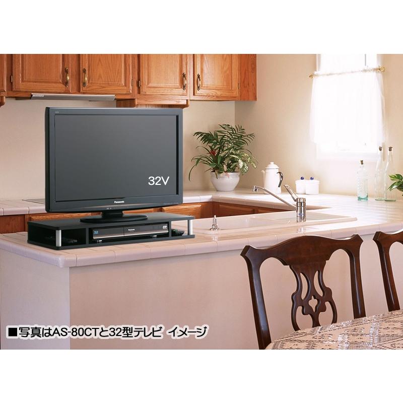 ちょい足しラック 幅79cm 完成品 テレビ台 ブラック テレビボード モニター台 机上台 収納 ラック PCラック 木製 おしゃれ コンパクト |  | 01