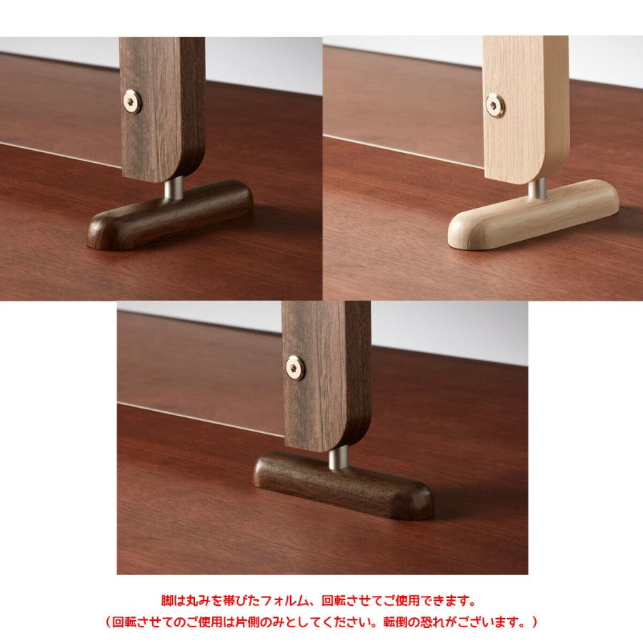 木製枠アクリルパーティション 幅87 ナチュラル オフィス デスク 卓上 事務所 施設 飲食店 相席 カウンター席 レストラン 仕切板 |  | 04