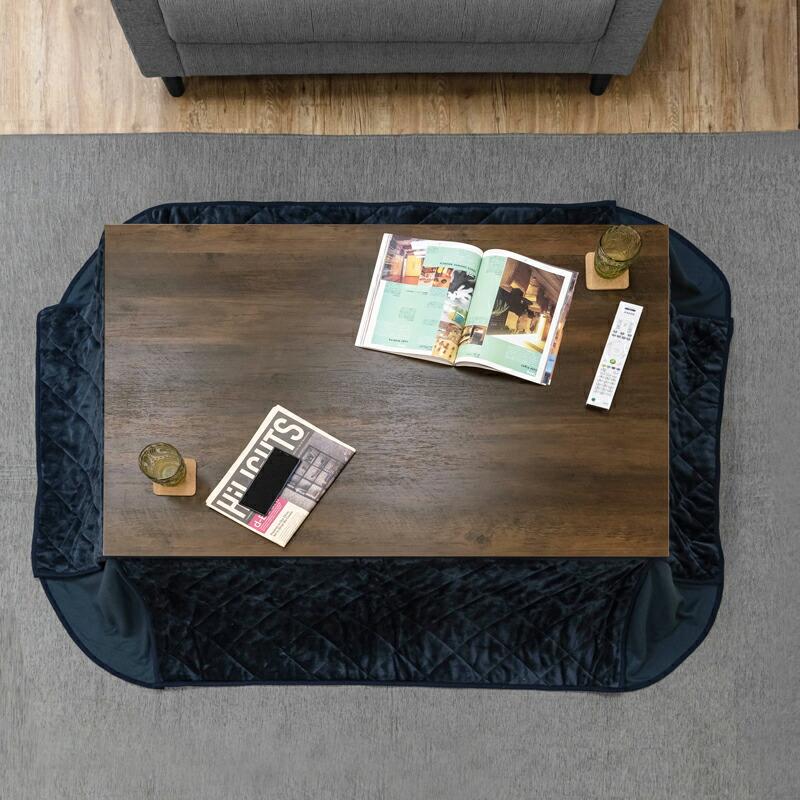 ヴィンテージ柄コタツ Regalia 120x80 掛布団セット こたつテーブルセット 省スペース掛け布団 おしゃれ あったか 節約 エコ 暖房器具 |  | 09