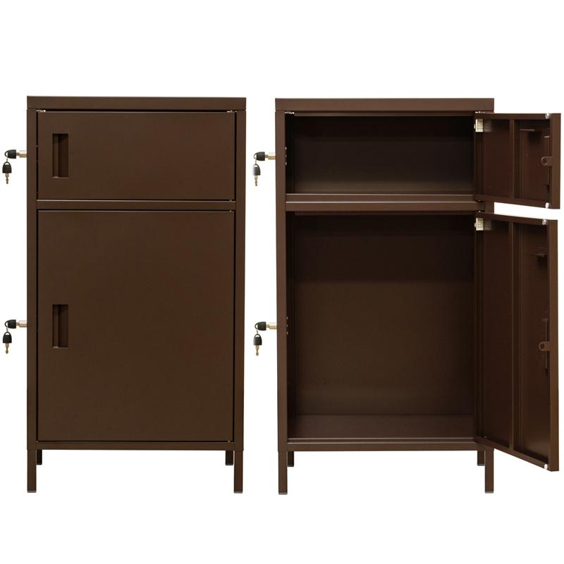 DELIO宅配ボックス 2ドア ハイタイプ 一戸建て用 鍵付き 大容量 宅配BOX 置き配 置き型 印鑑入れ 戸建て用 個人宅 スチール製 おしゃれ |  | 02