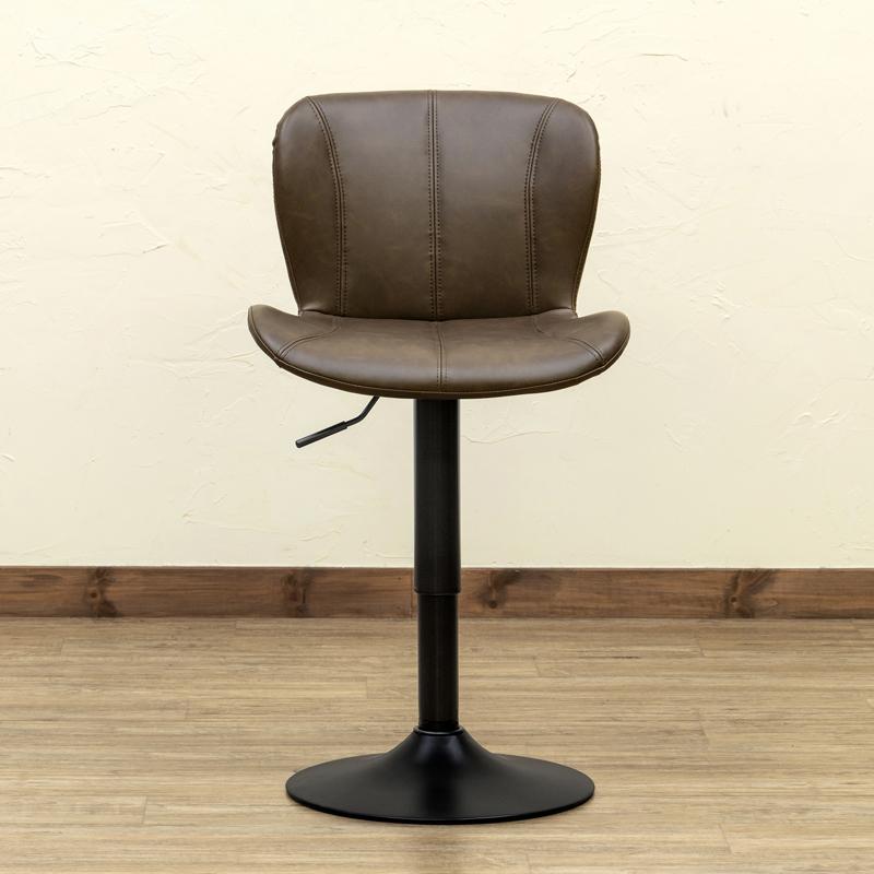 Walter ダイニングバーチェア 1脚 回転 昇降 ハイチェアー カウンターチェア PUレザー おしゃれ スタイリッシュ ヴィンテージ |  | 03