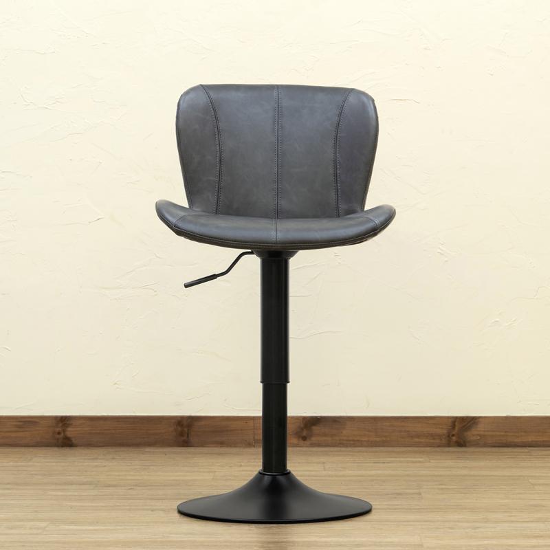 Walter ダイニングバーチェア 1脚 回転 昇降 ハイチェアー カウンターチェア PUレザー おしゃれ スタイリッシュ ヴィンテージ |  | 04