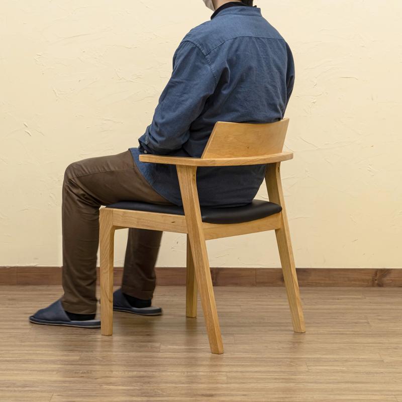 SMART ダイニングチェア 1脚 食卓チェアー スリム おしゃれ いす イス 椅子 合成皮革 シンプル ワークチェア |  | 08