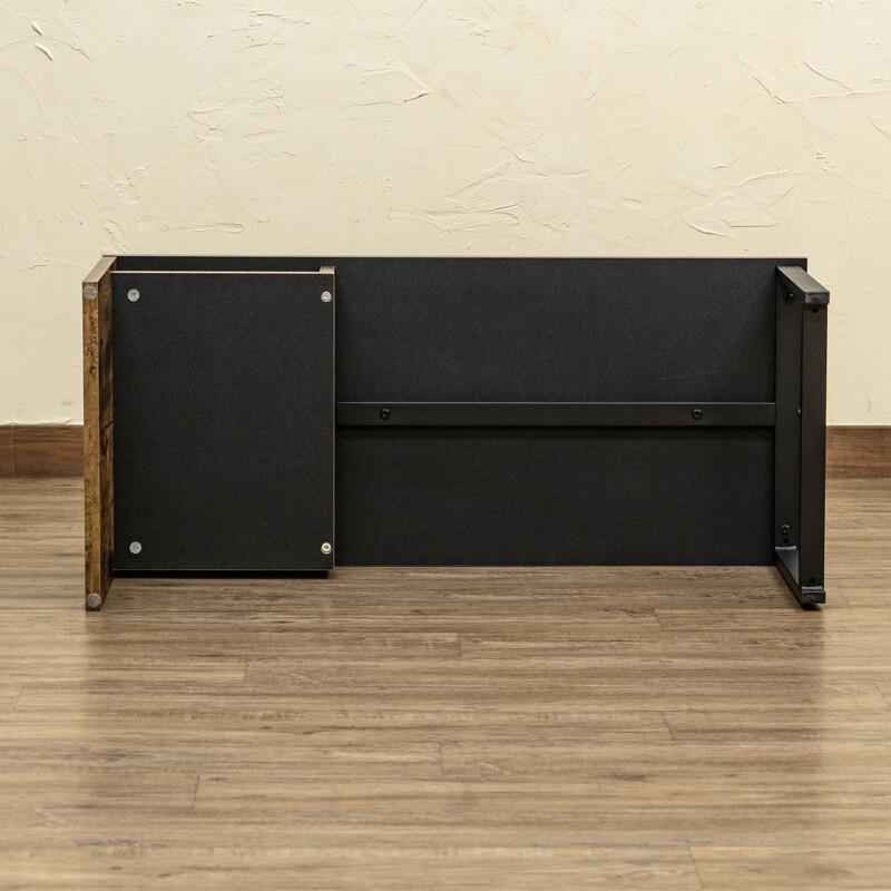 引き出し付センターテーブル Genoa ローテーブル シック 木目 レトロモダン ヴィンテージ感 作業台 ソファーテーブル 幅90 おしゃれ 木製 収納 |  | 07