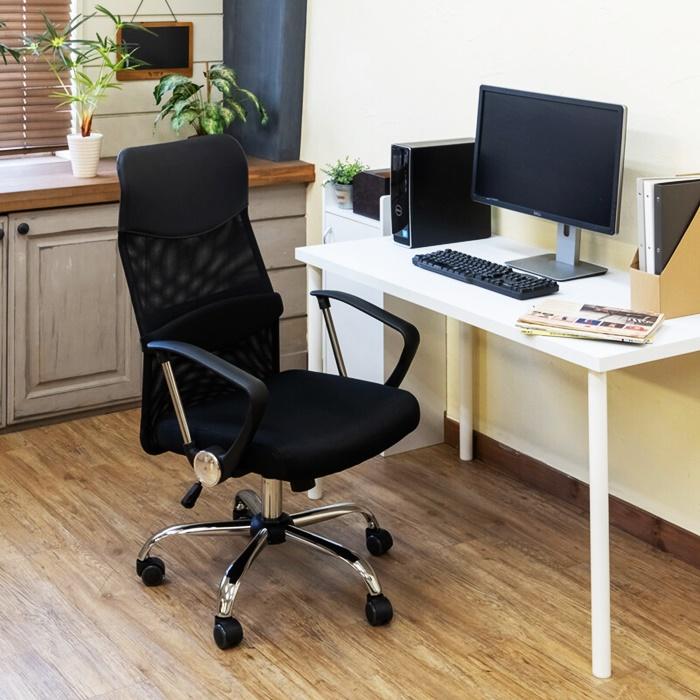 オフィスチェア メッシュ ハイバック メッシュチェア パソコンチェア キャスター付きアーム付き 肘掛け有 肘付き 高さ調整 ベージュ グレー ブルー ブラック | ブランド登録なし | 14