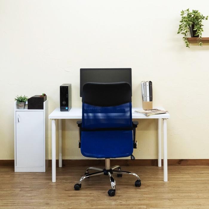 オフィスチェア メッシュ ハイバック メッシュチェア パソコンチェア キャスター付きアーム付き 肘掛け有 肘付き 高さ調整 ベージュ グレー ブルー ブラック | ブランド登録なし | 15