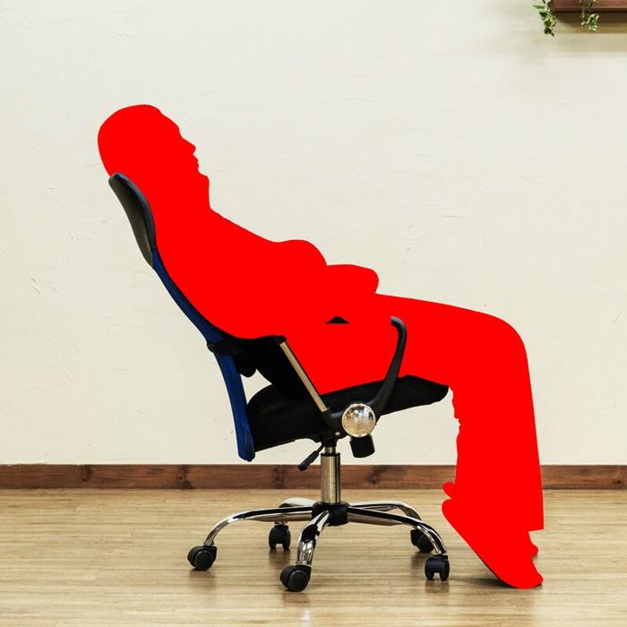 オフィスチェア メッシュ ハイバック メッシュチェア パソコンチェア キャスター付きアーム付き 肘掛け有 肘付き 高さ調整 ベージュ グレー ブルー ブラック | ブランド登録なし | 06