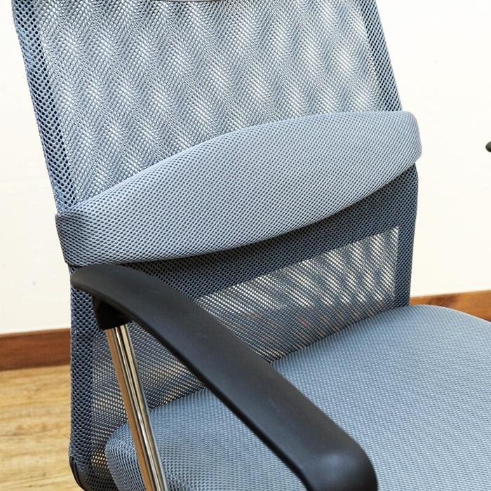 オフィスチェア メッシュ ハイバック メッシュチェア パソコンチェア キャスター付きアーム付き 肘掛け有 肘付き 高さ調整 ベージュ グレー ブルー ブラック | ブランド登録なし | 09