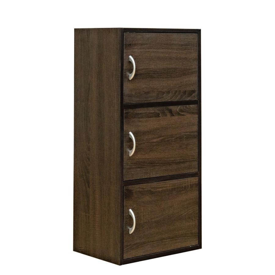 扉付きラック 3段 幅42cm 本棚 カラーボックス 扉付 ドア付き 収納ラック 収納ボックス 収納 ラック 棚 扉付きラック 収納棚 リビング キッチン マルチラック |  | 04