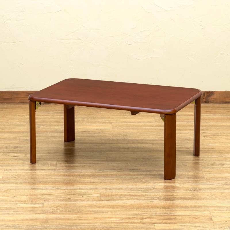 ウッディーテーブル 75cm ローテーブル センターテーブル ちゃぶ台 座卓 リビングテーブル 木製 折りたたみ 折り畳みテーブル ロータイプ フォールディング |  | 01