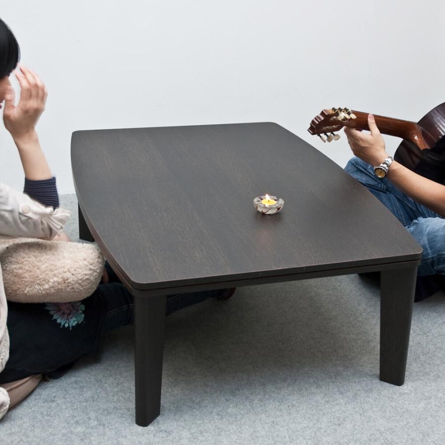 カジュアルコタツ R天板 105×75 長方形 ローテーブル リバーシブル 座卓 コタツテーブル 炬燵テーブル リビングこたつ 北欧 暖房機器 家具調こたつ |  | 02