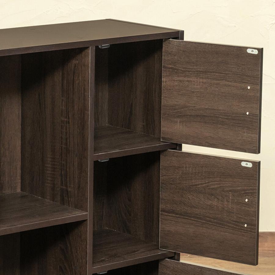 マルチラック扉付き 幅60cm 本棚 カラーボックス 扉付 ドア付き 収納ラック 収納ボックス 収納 ラック 棚 扉付きラック 収納棚 リビング キッチン マルチラック |  | 06