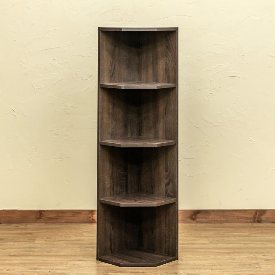 コーナーラック 4段 多目的ラック フリーラック オープンラック ディスプレイラック 収納ラック 木製 飾り棚 本棚トイレ 収納 トイレラック サニタリー 洗面所 |  | 03