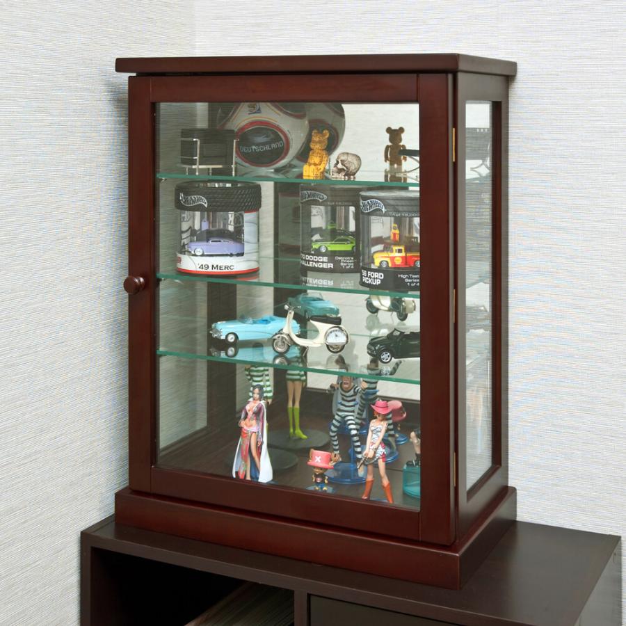 コレクションケース 幅45cm タテ コレクションラック ディスプレイラック ガラスケース 収納ラック ディスプレイケース フィギュア ミニカー アクセサリー |  | 01