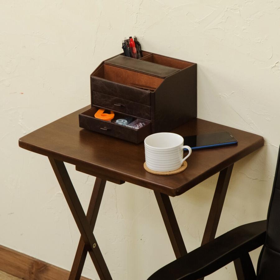 折りたたみテーブル フォールディングテーブル サイドテーブル ナイトテーブル ソファーサイド ベッドサイド キッチン リビング 折り畳みテーブル |  | 03
