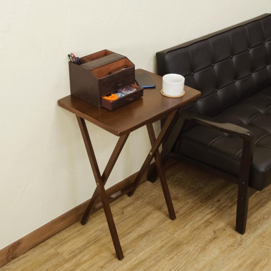 折りたたみテーブル フォールディングテーブル サイドテーブル ナイトテーブル ソファーサイド ベッドサイド キッチン リビング 折り畳みテーブル |  | 04