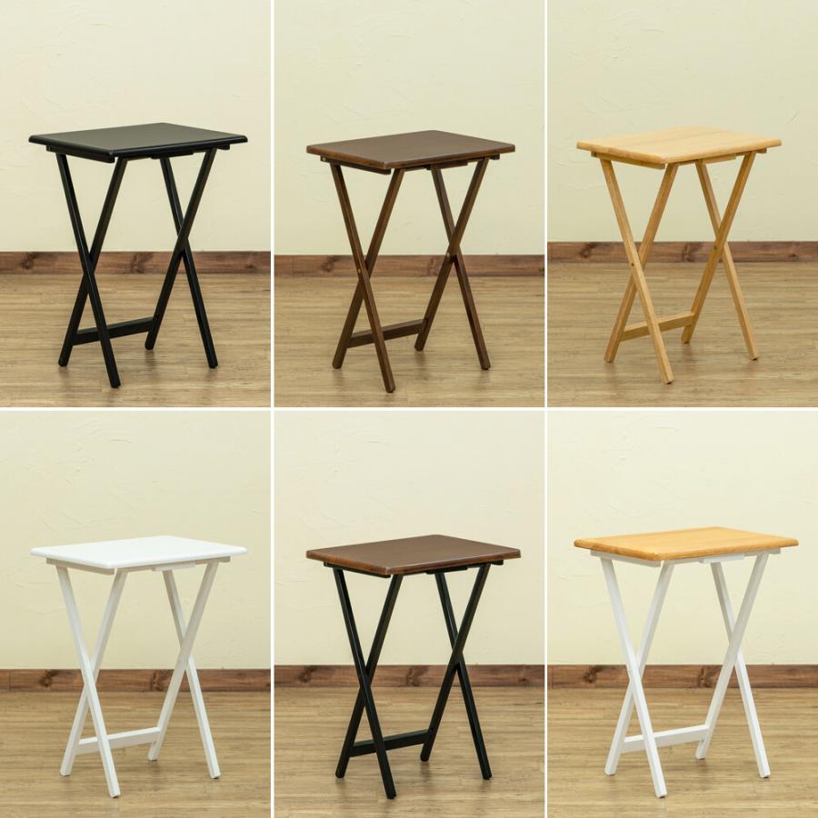 折りたたみテーブル フォールディングテーブル サイドテーブル ナイトテーブル ソファーサイド ベッドサイド キッチン リビング 折り畳みテーブル |  | 07