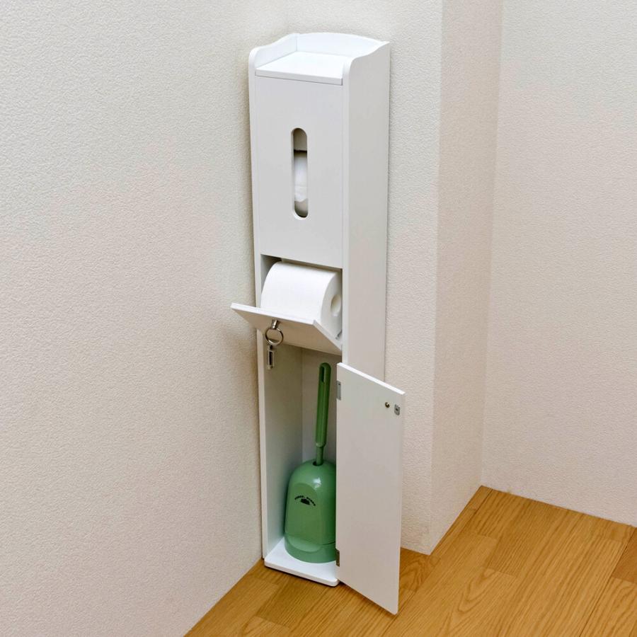 トイレラック取っ手付  取っ手付コーナートイレラック トイレットペーパー収納 スリム 薄型 トイレットペーパーラック シンプル  完成品 かわいい トイレ収納 |  | 01