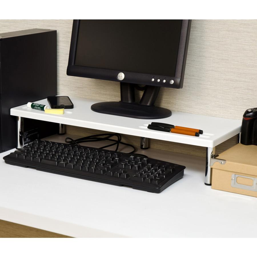 PCモニタースタンド ハイタイプ  モニター台 机上用 机上ラック モニタースタンド 収納棚  在宅勤務 テレワーク リンタ台 テレビ台 |  | 01